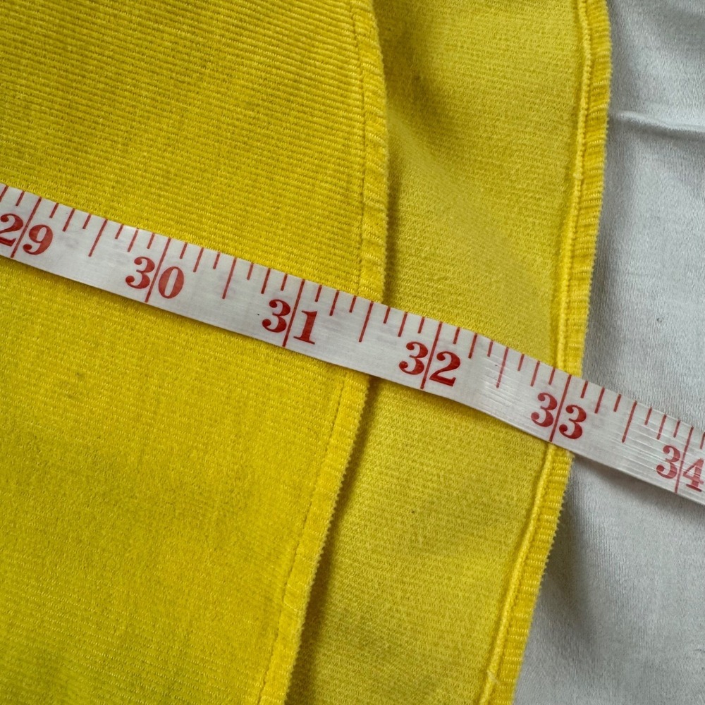 Ralph Lauren Golf Corduroy Button Down Shirt Men M Yellow Long Sleeve Crest Logo - Picture 6 of 12